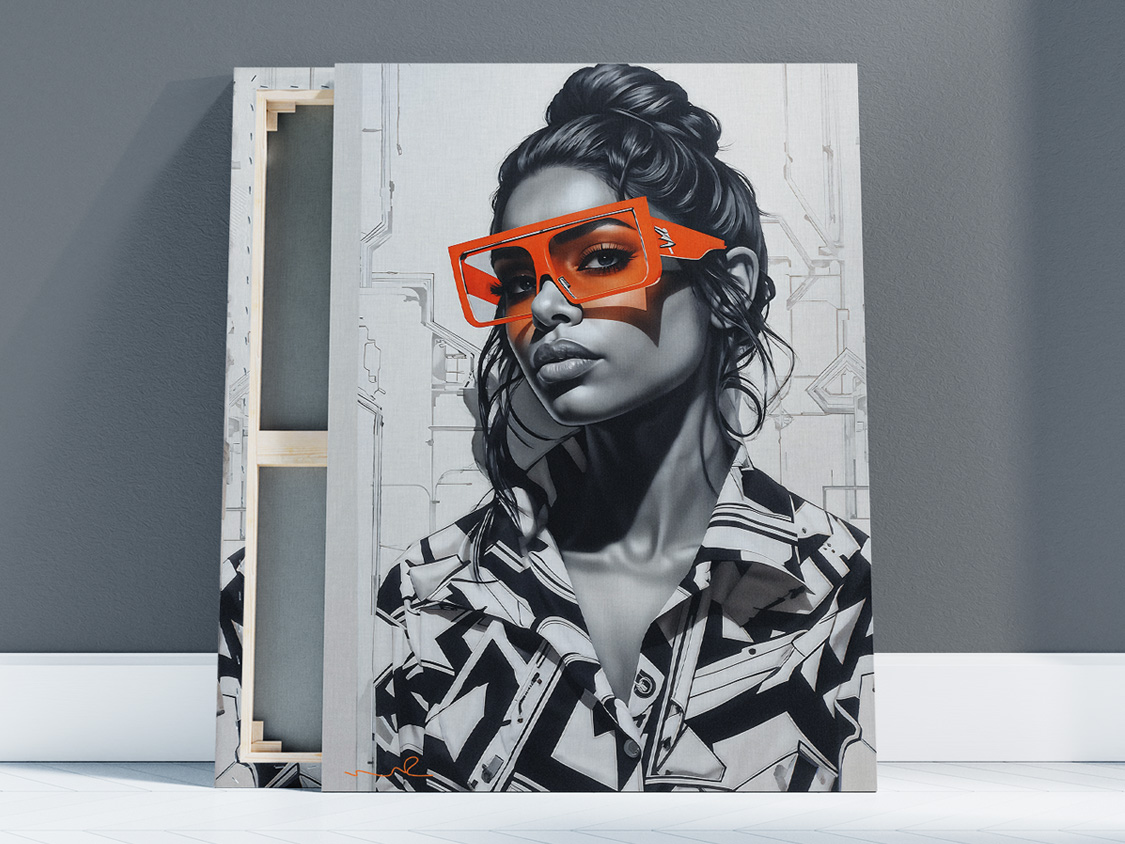 Orange Geometrics
